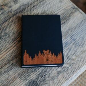 Black Foxwood A5 Notebook